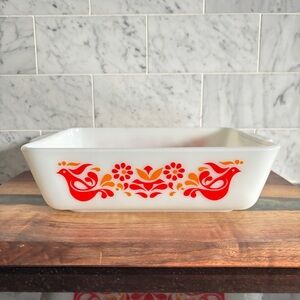 Vintage Pyrex 503 1.5 qt Friendship Refrigerator Casserole Baking Dish (NO LID)
